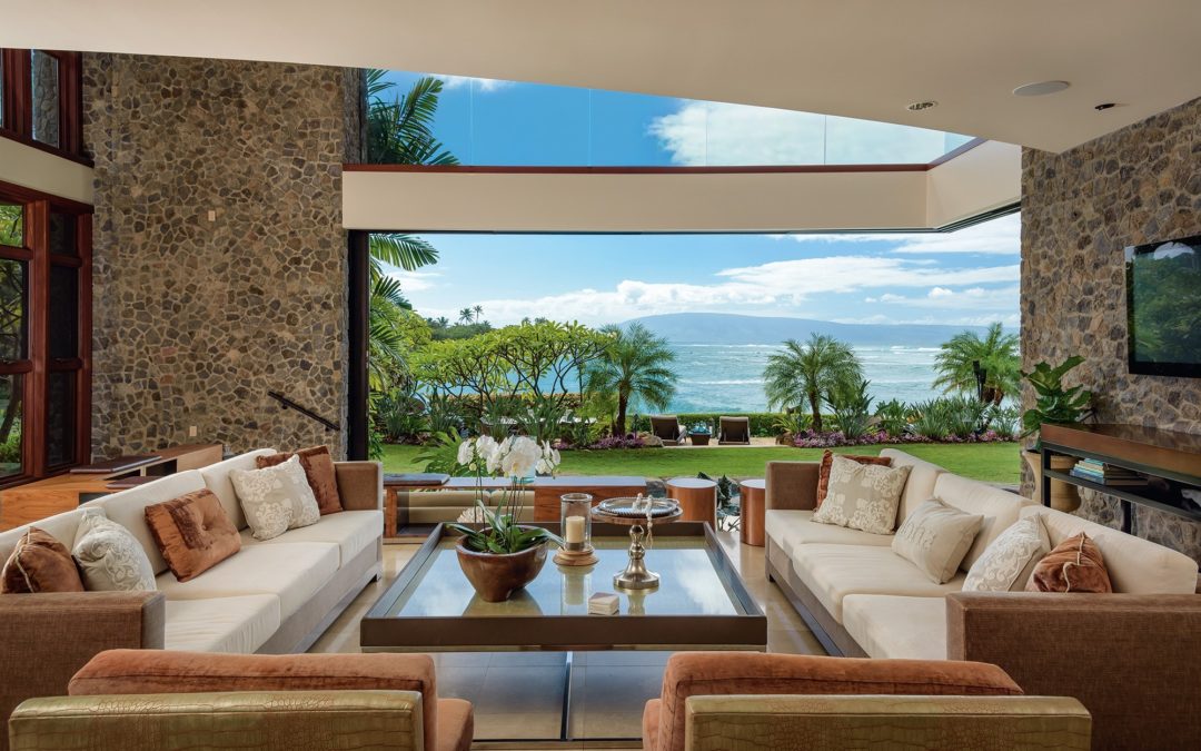 Discover Maui’s Grand Oceanfront Kahana Estate