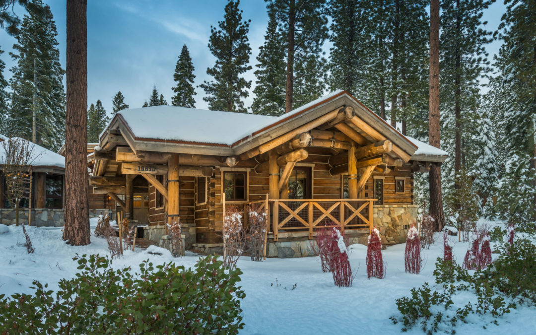Dovetail Log Home Near Lake Tahoe Evokes A National Park Lodge